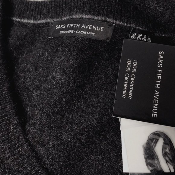 Saks Fifth Avenue Collection Cashmere Sweater - Picture 7 of 7